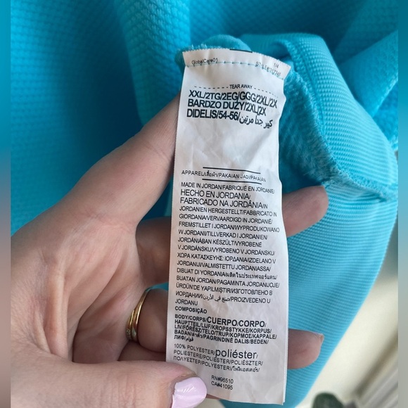 Under Armour Golf XXL ColdGear 1/4 Snap Long Sleeve Thermal Blue Pullover Shirt - Picture 5 of 7